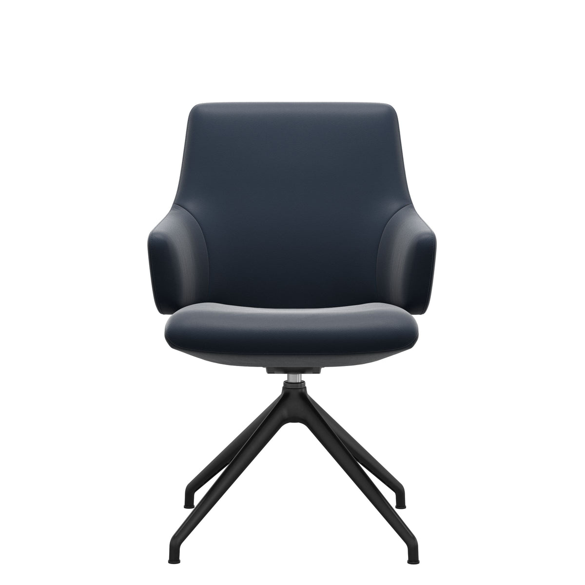 Laurel LB D350 - Paloma Oxford Blue - Matte Black - Armchair