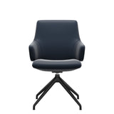 Laurel LB D350 - Paloma Oxford Blue - Matte Black - Armchair