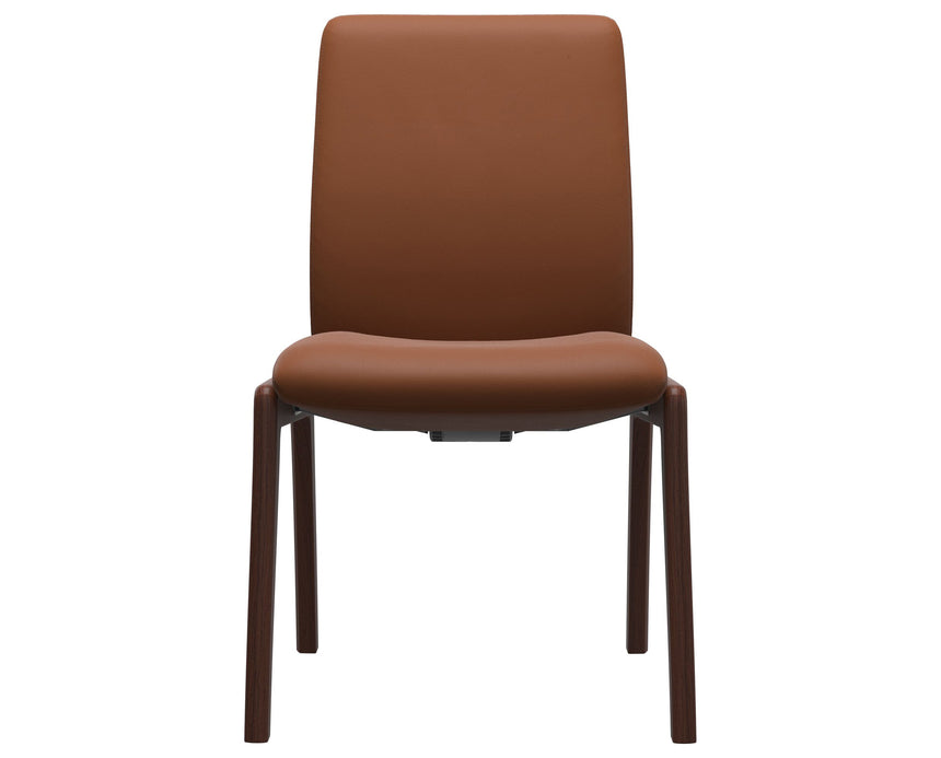 Laurel | Low Back Dining Chair with D100 Vertical Legs - Floor Model