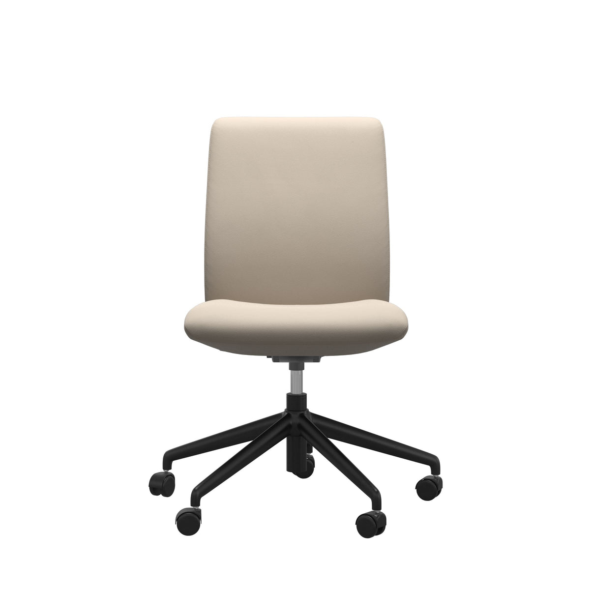 Laurel Home Office - Paloma Fog - Low Back - Armless