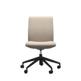 Laurel Home Office - Paloma Fog - Low Back - Armless