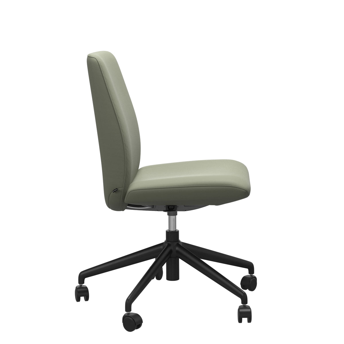 Laurel Home Office - Paloma Shadow Green - Low Back - Armless