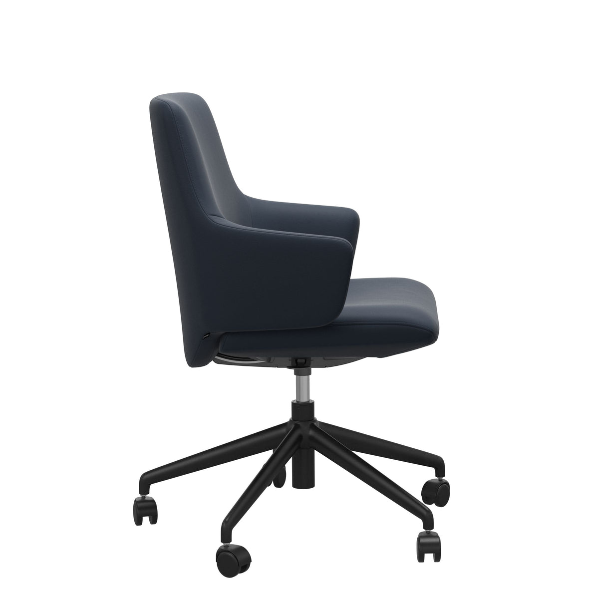 Laurel Home Office - Paloma Oxford Blue - Low Back - Armchair