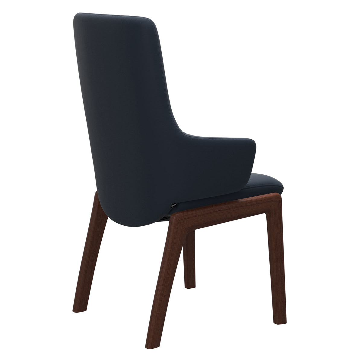 Laurel HB D100 - Paloma Oxford Blue - Walnut - Armchair