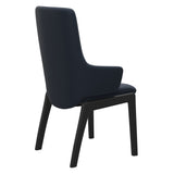 Laurel HB D100 - Paloma Oxford Blue - Black - Armchair
