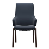 Laurel HB D100 - Paloma Oxford Blue - Brown - Armchair