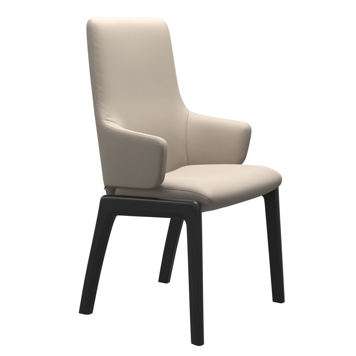 Laurel HB D100 - Paloma Fog - Black - Armchair