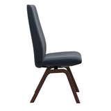 Laurel HB D200 - Paloma Oxford Blue - Walnut - Armless