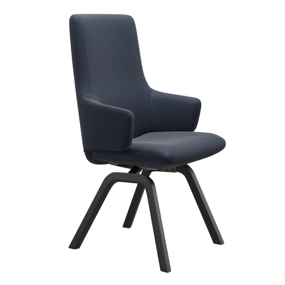 Laurel HB D200 - Paloma Oxford Blue - Black - Armchair