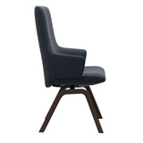 Laurel HB D200 - Paloma Oxford Blue - Brown - Armchair