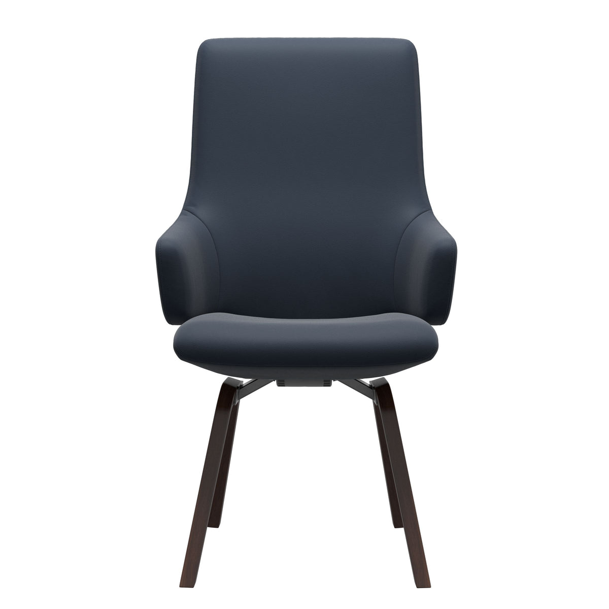 Laurel HB D200 - Paloma Oxford Blue - Brown - Armchair