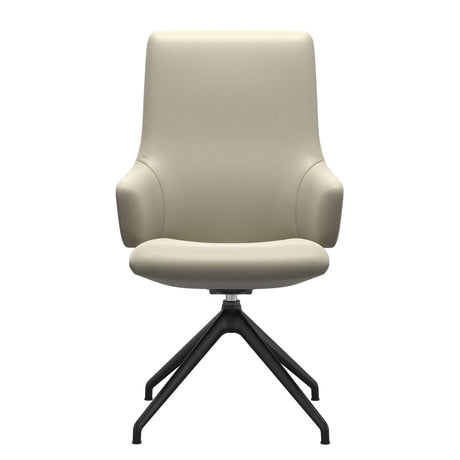 Laurel HB D350 - Paloma Light Grey - Matte Black - Armchair