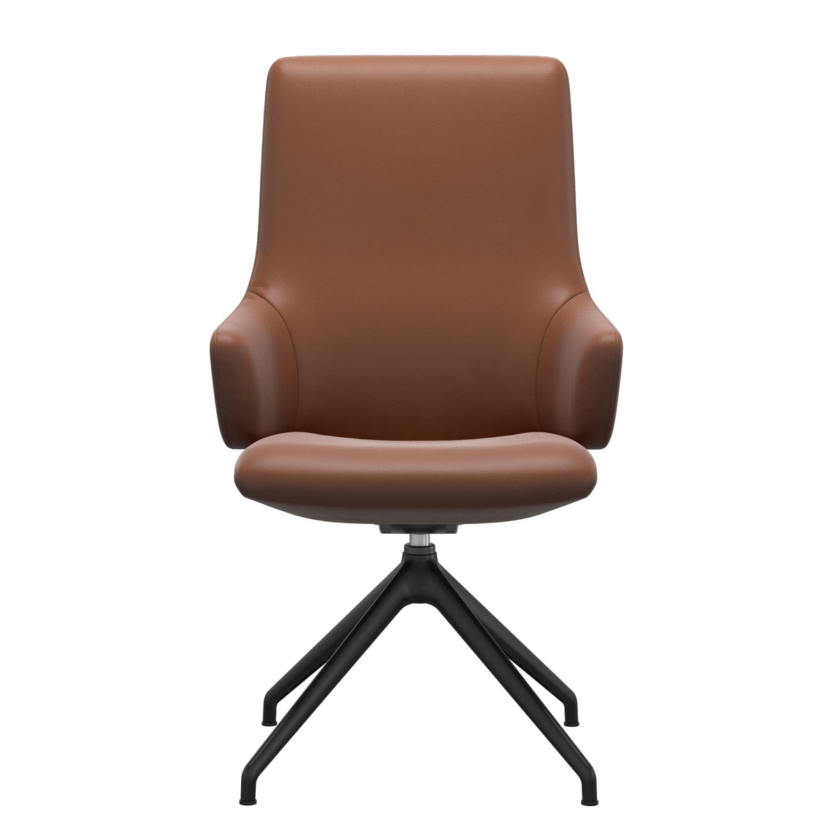 Laurel HB D350 - Paloma New Cognac - Matte Black - Armchair