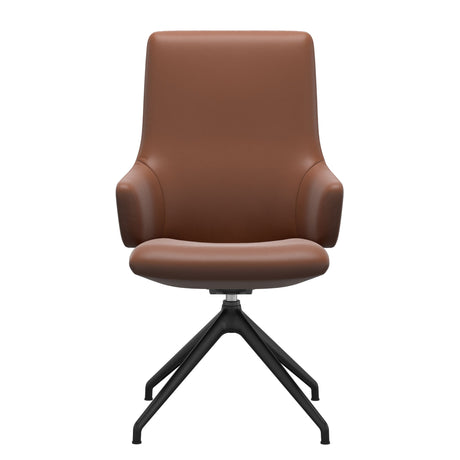 Laurel HB D350 - Paloma New Cognac - Matte Black - Armchair