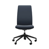 Laurel Home Office - Paloma Oxford Blue - High Back - Armless