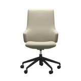 Laurel Home Office - Paloma Light Grey - High Back - Armchair