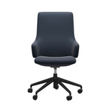 Laurel Home Office - Paloma Oxford Blue - High Back - Armchair