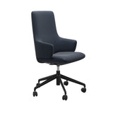 Laurel Home Office - Paloma Oxford Blue - High Back - Armchair