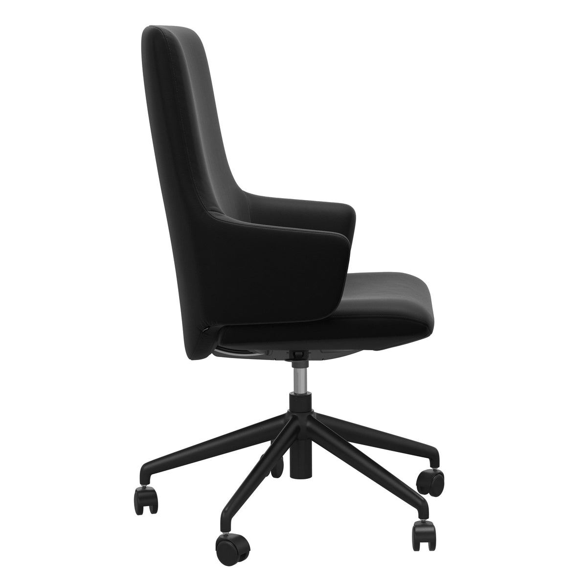 Laurel Home Office - Paloma Black - High Back - Armchair
