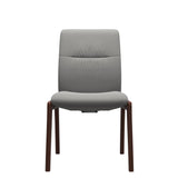 Mint LB D100 - Paloma Silver Grey - Walnut - Armless