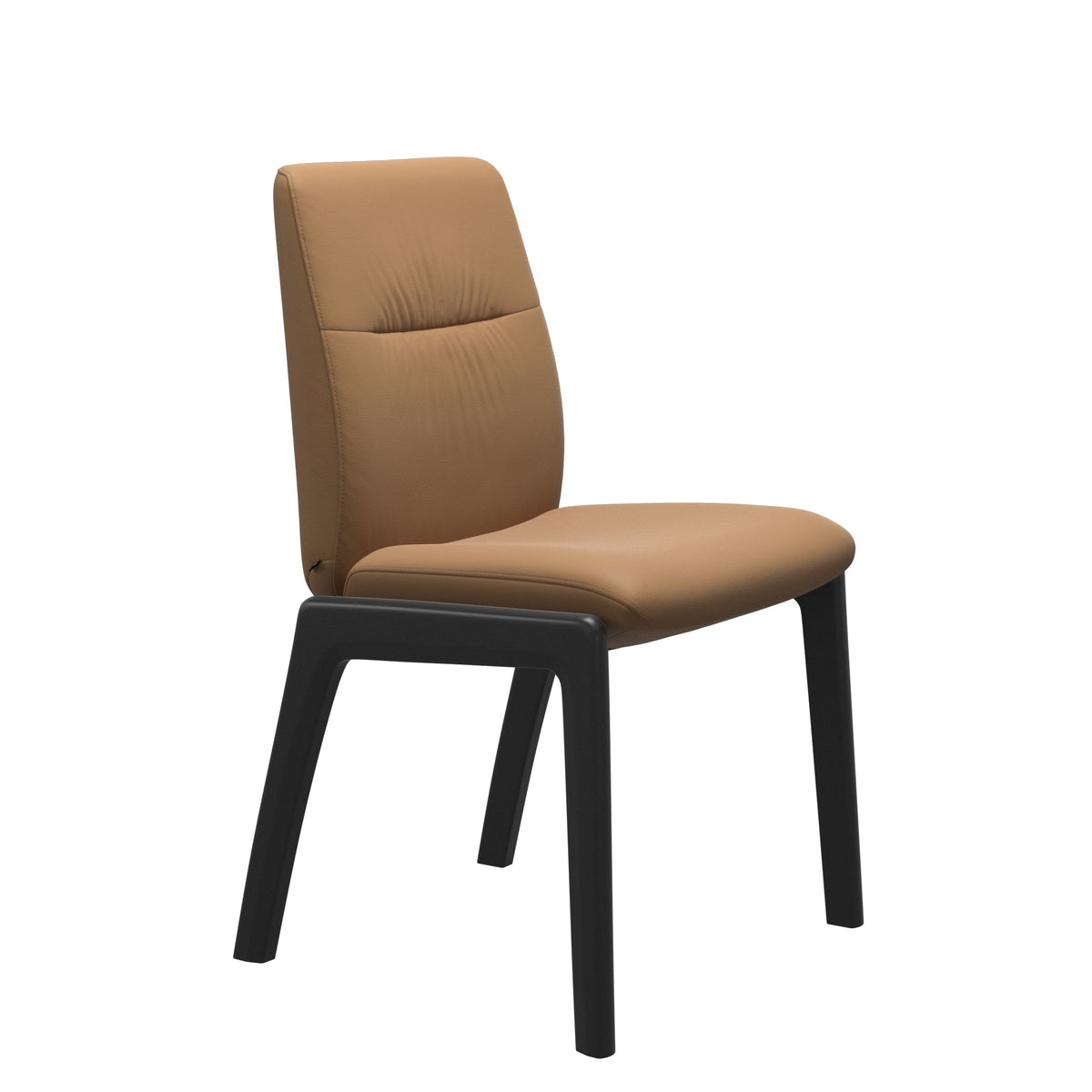 Mint Low Back Dining Chair - Paloma Taupe - Black - Armless