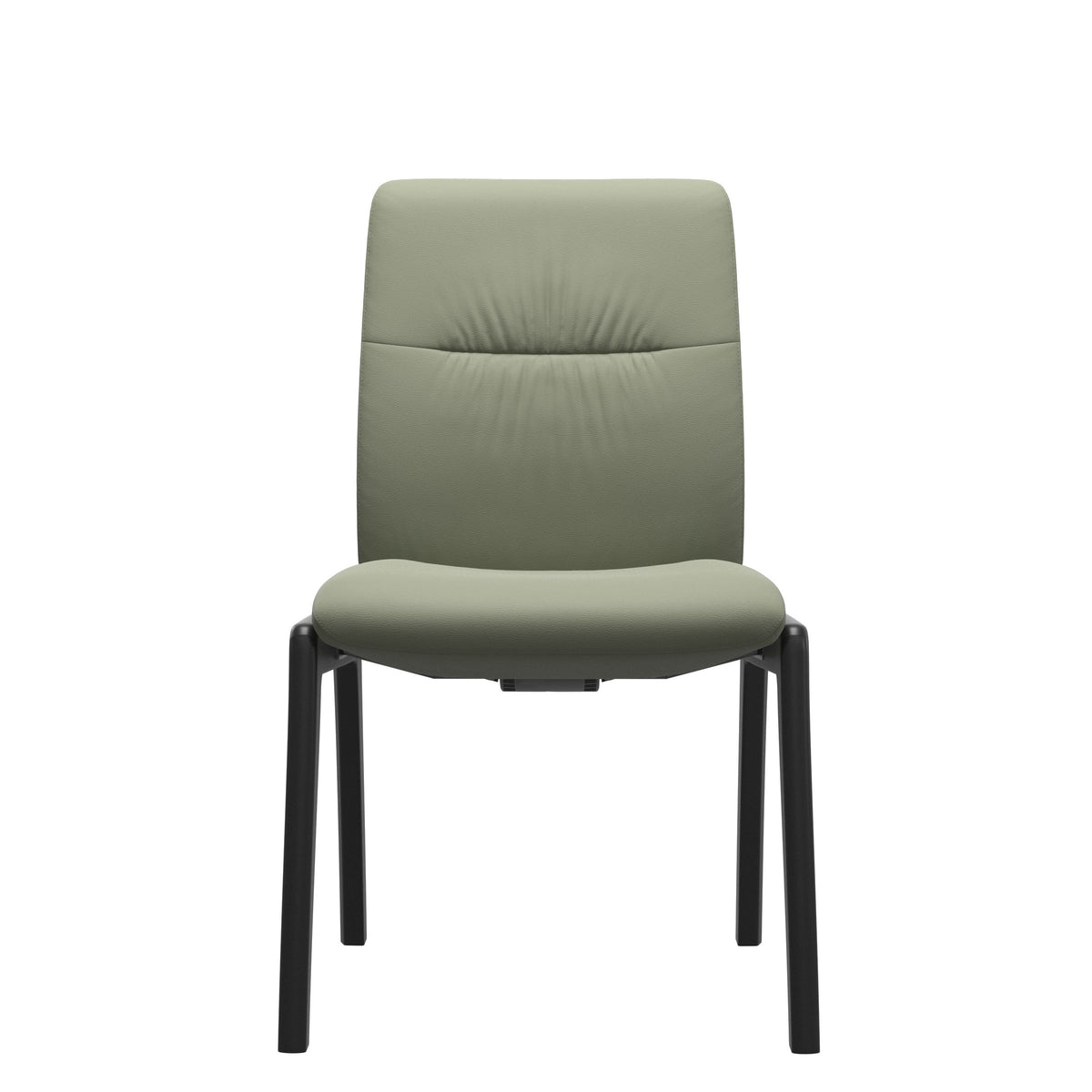 Mint Low Back Dining Chair - Paloma Shadow Green - Black - Armless