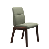 Mint Low Back Dining Chair - Paloma Shadow Green - Brown - Armless