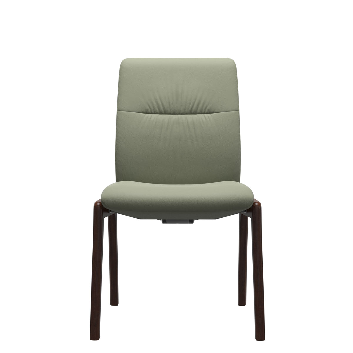 Mint Low Back Dining Chair - Paloma Shadow Green - Brown - Armless