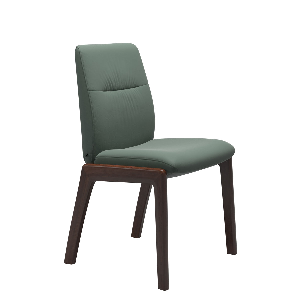 Mint Low Back Dining Chair - Paloma Sage Green - Brown - Armless