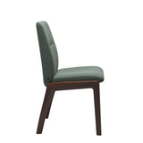 Mint Low Back Dining Chair - Paloma Sage Green - Brown - Armless