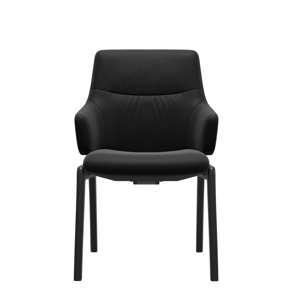 Mint Low Back Dining Chair - Paloma Black - Black - Armchair