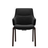 Mint Low Back Dining Chair - Paloma Black - Brown - Armchair