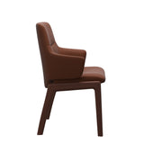 Mint Low Back Dining Chair - Paloma Copper - Walnut - Armchair
