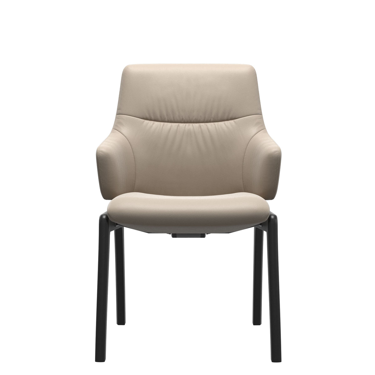Mint Low Back Dining Chair - Paloma Mushroom - Black - Armchair
