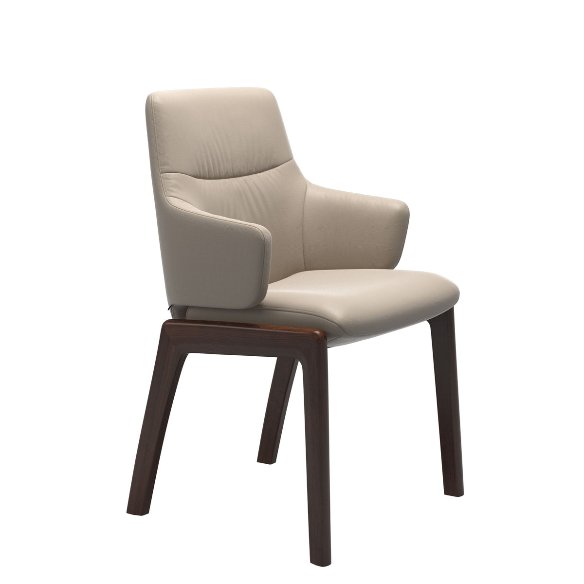 Mint Low Back Dining Chair - Paloma Mushroom - Brown - Armchair