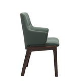 Mint Low Back Dining Chair - Paloma Sage Green - Brown - Armchair