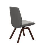 Mint Low Back Dining Chair - Paloma Silver Grey - Walnut - Armless