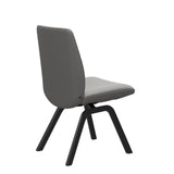 Mint Low Back Dining Chair - Paloma Silver Grey - Black - Armless