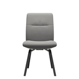 Mint Low Back Dining Chair - Paloma Silver Grey - Black - Armless