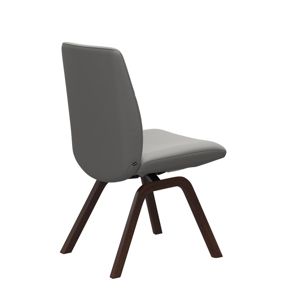 Mint Low Back Dining Chair - Paloma Silver Grey - Brown - Armless