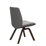 Mint Low Back Dining Chair - Paloma Silver Grey - Brown - Armless