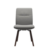 Mint Low Back Dining Chair - Paloma Silver Grey - Brown - Armless