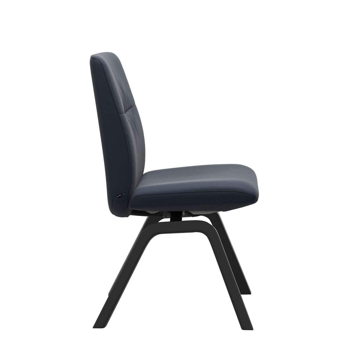 Mint Low Back Dining Chair - Paloma Oxford Blue - Black - Armless