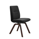 Mint Low Back Dining Chair - Paloma Black - Walnut - Armless