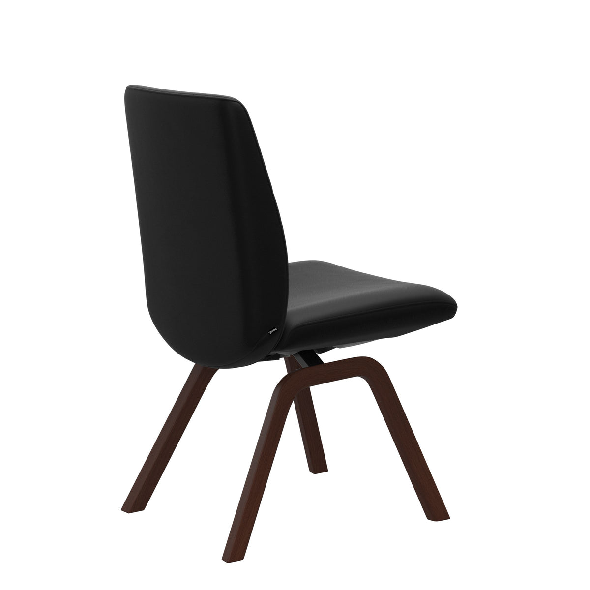 Mint Low Back Dining Chair - Paloma Black - Walnut - Armless