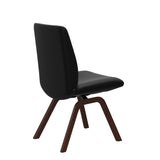 Mint Low Back Dining Chair - Paloma Black - Walnut - Armless
