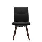 Mint Low Back Dining Chair - Paloma Black - Walnut - Armless