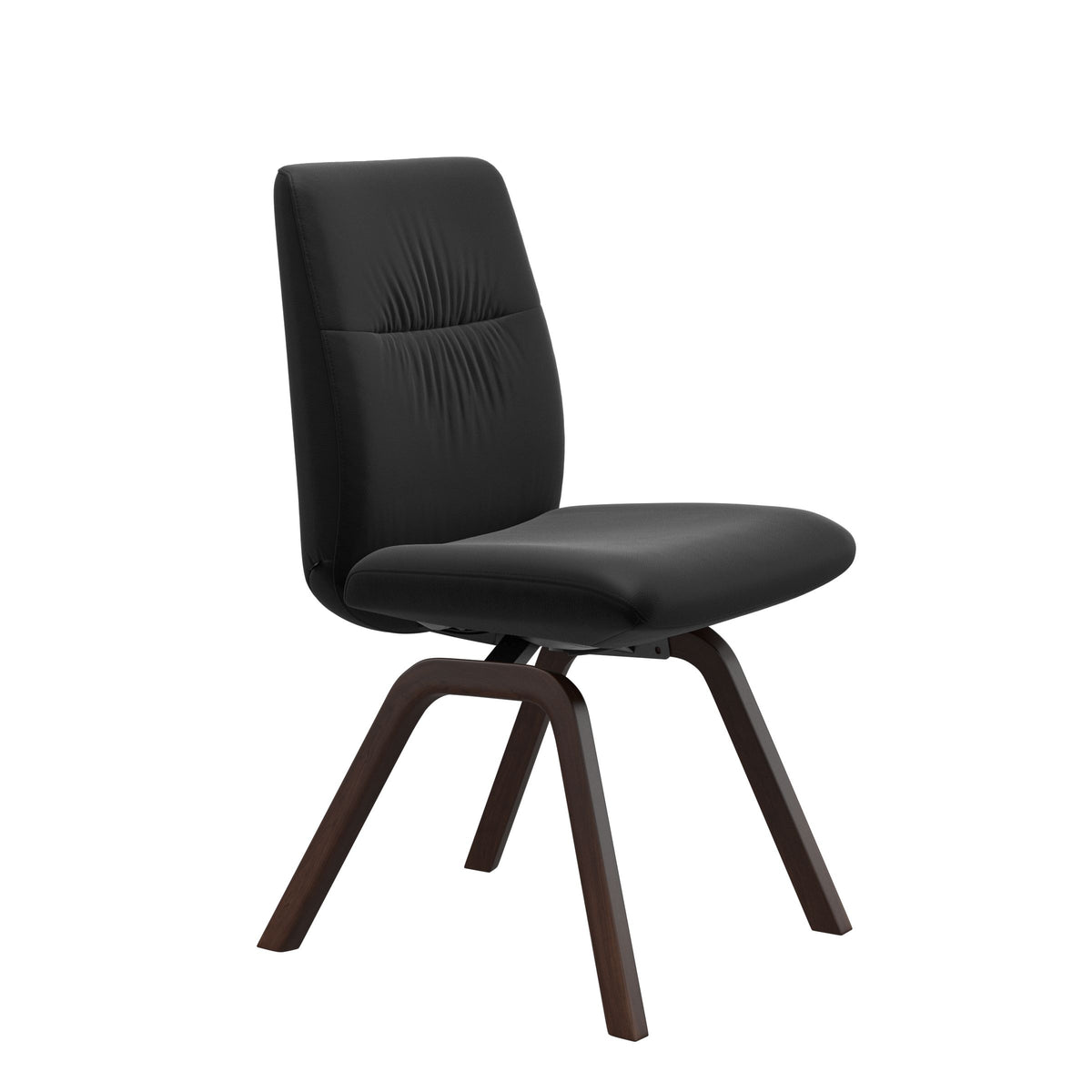 Mint Low Back Dining Chair - Paloma Black - Brown - Armless