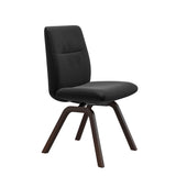 Mint Low Back Dining Chair - Paloma Black - Brown - Armless