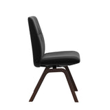Mint Low Back Dining Chair - Paloma Black - Brown - Armless